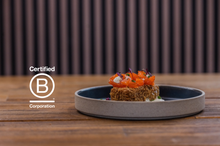 Our catering partners, Green & Fortune, are B Corp certified!
