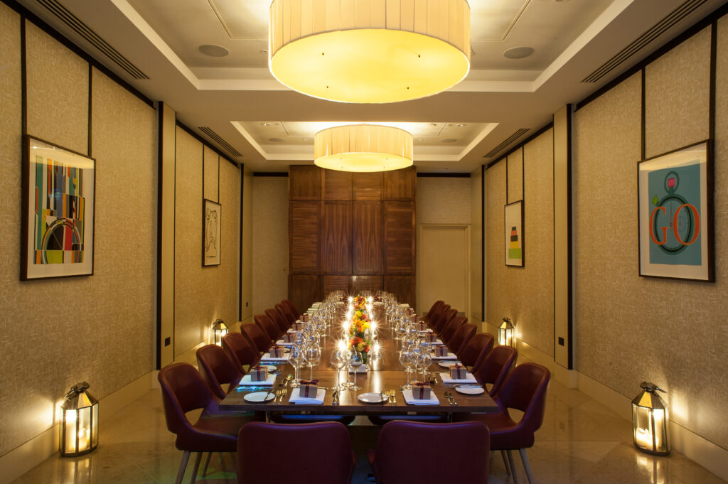 Seated Christmas Dinner, Kings Cross